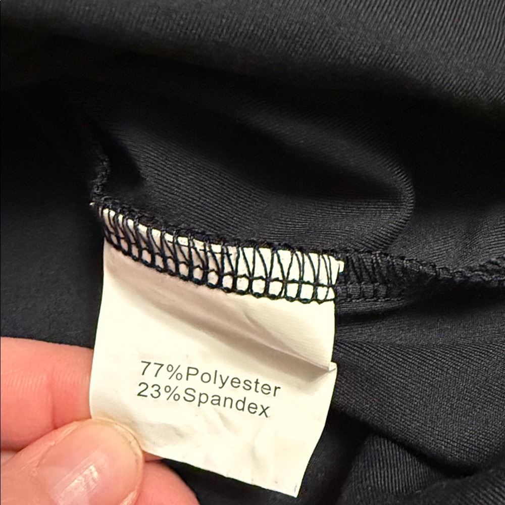 Constantly Varied Gear Cropped Black Hoodie with White Drawstrings - Picture 4 of 5